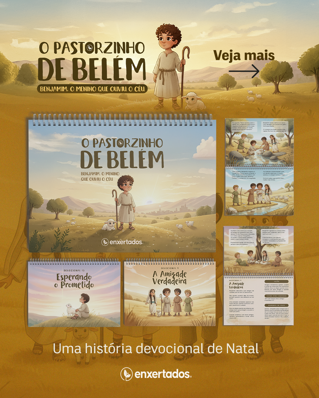 O Pastorzinho de Belém: O Menino Que Ouviu o Céu - História Devocional